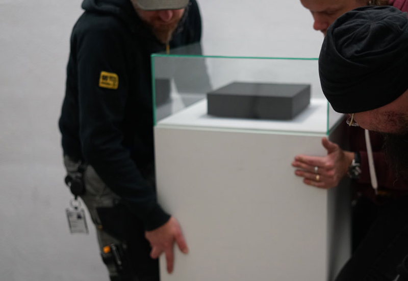 The playback unit is transported to collection storage in KIASMA
