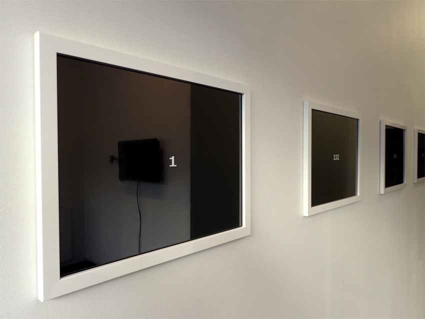 The AS Long As Possible installation in FISH Gallery, Helsinki.